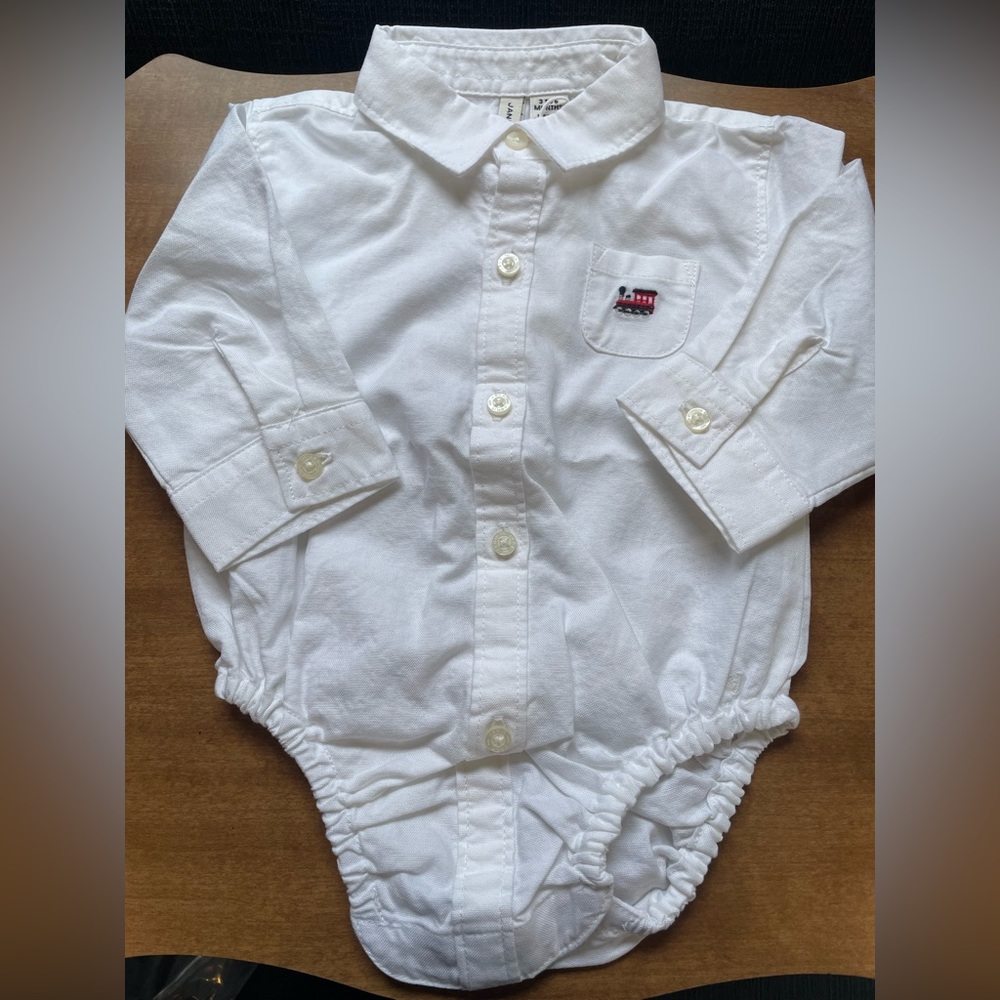 Janie & Jack collared onesie